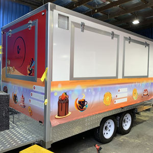 En vente Mobile Bar Truck en acier inoxydable Vending Trailer Mobile Salon pour Burger Food & Snack Applications Bière Eau - Product Image 3