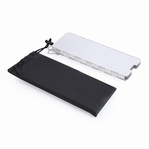 10 plaques <span class=keywords><strong>de</strong></span> protection pliables en aluminium pour cuisinière à <span class=keywords><strong>gaz</strong></span> <span class=keywords><strong>de</strong></span> <span class=keywords><strong>camping</strong></span> et pique-nique, pare-vent pour <span class=keywords><strong>camping</strong></span> en extérieur - Product Image 5