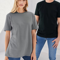 T-shirt décontracté d'été à manches courtes en tricot uni 100 % coton, anti-plis, durable, coupe ample et respirante pour homme – Meilleures ventes