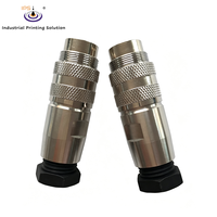 Conector Compatible 500-0036-578 para Impresora de Inyección de Tinta Continua, DIN 3 Cond para Impresora CIJ