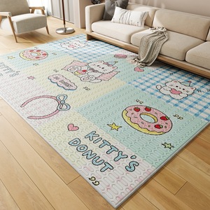 Cartoon Ice-silk <strong>Childrens</strong> Crawling <strong>Mat</strong> Summer Living Room Cooling Rug Baby Play Area Toddler <strong>Floor</strong> Pad Easy-to-clean <strong>Mat</strong> - Product Image 1