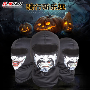 Halloween <b>Face</b> <b>Mask</b> Printed Polyester Windproof Outdoor Sports Unisex One Size <b>Winter</b> Warmth Protection - Product Image 3