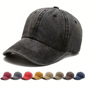 Casquette de baseball vintage en coton lavé personnalisable avec logo, casquette souple style « Dad Hat », broderie personnalisée - Product Image 1
