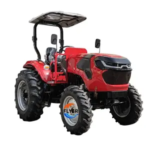 Hete Verkoop Gunstige Prijs 4wd 55pk Farm Tractor Landbouwmachines Met Zonnescherm Te Koop
