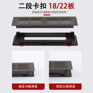 Grille de ventilation en aluminium double couche respirante 18mm 22mm pour armoire, dissipation thermique - Product Image 5