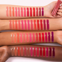 Gloss à lèvres longue tenue, couleur intense, marque privée OEM ODM, végan, sans cruauté, kit de maquillage professionnel, Studio Pro