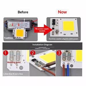 Chip <span class=keywords><strong>LED</strong></span> DOB Senza Sfarfallio 220V Senza <span class=keywords><strong>Driver</strong></span> 120lm/W 80-90 CRI Sorgente Luminosa Integrata per Riparazione di Lampioni e Faretti - Product Image 4