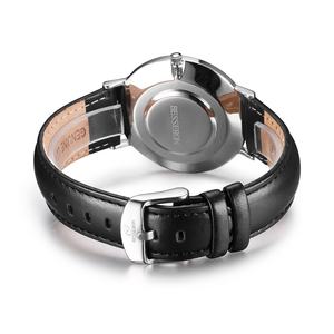 Hot Sale Luxury <b>Men</b> Genuine Leather Wrist <b>Watches</b> 316L Stainless Steel <b>Waterproof</b> <b>Watch</b> - Product Image 2