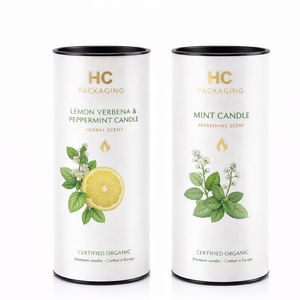 Envases de Tubo de Papel Kraft Natural para Velas de Cera de Soja con Logotipo Personalizado, Impresión de Logotipo Personalizado, Fábrica OEM - Product Image 6