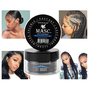 무료 샘플 머리 왁스 극단적인 최대 파악 개인 상표 머리 Pomade 젤 가장자리 통제 - Product Image 3
