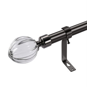 Accessoires d'extrémités <span class=keywords><strong>de</strong></span> tige <span class=keywords><strong>de</strong></span> rideaux <span class=keywords><strong>de</strong></span> Chine <span class=keywords><strong>de</strong></span> qualité bon marché <span class=keywords><strong>Original</strong></span> cristal rond rideaux <span class=keywords><strong>de</strong></span> fenêtre ensemble <span class=keywords><strong>de</strong></span> tringle à rideau pôle réglable - Product Image 3