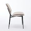 Chaises de salle à manger modernes avec pieds en métal Chaise d'appoint rembourrée avec <span class=keywords><strong>restaurant</strong></span> Vente directe d'usine - Product Image 2