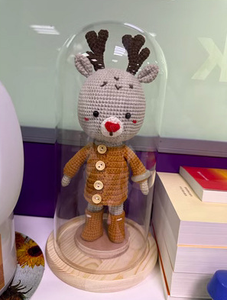 Eeuwige Rozen Koepel Luxe Cadeau Natuurlijke Eeuwigdurende Echte Ge conserveerde Bloem Glazen Kap Premium Glasvezel Product - Product Image 5