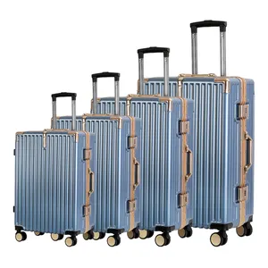 Valise rigide avec cadre en aluminium Spinner Wheels valise de voyage avec coque fantaisie