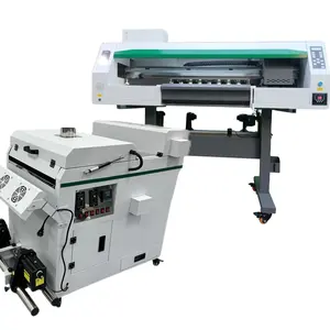 Nuovo modello 60cm 2 Eps i3200 A3 stampante per animali domestici t-shirt DTF stampante macchina da stampa con macchina per la polvere di agitazione