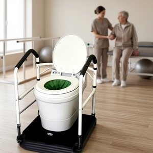 WC portable compostable sans eau à chasse sèche et thermoscellable, idéal pour les soins au chevet, les crèches et la maison - Vente en gros usine - Product Image 1