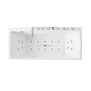 Vente en gros baignoire de massage moderne en acrylique pour <span class=keywords><strong>une</strong></span> personne baignoire à remous à jets tablier de <span class=keywords><strong>spa</strong></span> de massage à l'air installation pour salle de bain - Product Image 3