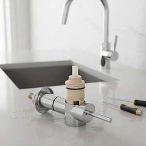 BOX 1 Cartuccia in ceramica a leva singola per lavabo, FOSET - Product Image 3