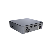 Base de Conexión USB-C Tipo-C 12 en 1, LAN Gigabit de 1000 Mbps, Compatible con Win10/11 Pro y Linux, para Oficina, Hogar y Computadoras de Escritorio Portátiles