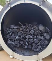 Fourneau de fabrication de charbon de bois écologique sans fumée, moteur à haut rendement en carbone, capacité de 0,3 à 3 tonnes/jour, économie d'énergie