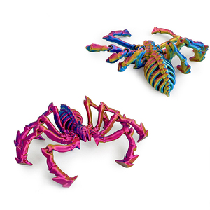 Giocattolo Antistress a Forma di Ragno Stampato in 3D, Decorazione per Casa e Ufficio, Creature Arachnidee Articolate Stampate in 3D, Oggetti Economici - Product Image 4