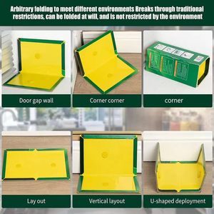 Trampa Adhesiva Plegable para Ratones, Extra Grande, Trampas de Pegamento para Ratas, Adhesión Potente, Atrapa Ratones para Servicios de Control de Plagas Industriales - Product Image 6