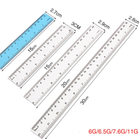 Règle de vente Hoit règles en plastique droites transparentes 15 et 20/30Cm règle à vendre fournitures de bureau papeterie