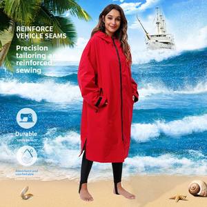 <span class=keywords><strong>Bata</strong></span> de Cambio de Surf para Adultos, Personalizada, Extra Grande, Gruesa, Resistente al Viento e <span class=keywords><strong>Impermeable</strong></span>, con Forro Polar para la Playa - Product Image 3