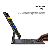 Casing Keyboard Nirkabel Magic dengan Trackpad RGB Backlit untuk iPad Pro 11 12.9 Inch 2018-2022 M4 M3 M2