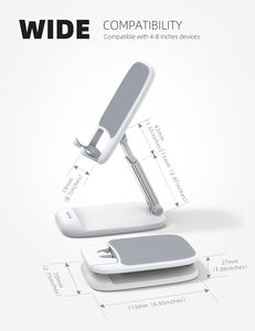 Soporte de Teléfono Compacto para Viajes Lamicall DP13, Soporte de Escritorio Plegable, Base Portátil Mini, Soporte Ajustable de Bolsillo para Avión y Hotel - Product Image 6