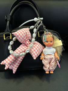Llavero <span class=keywords><strong>de</strong></span> Muñeca con Sombrero Negro <span class=keywords><strong>de</strong></span> Diseño Moderno RW, con Bolso <span class=keywords><strong>de</strong></span> Paja Hecho a Mano, Lindos Juguetes <span class=keywords><strong>de</strong></span> Muñeca para Niñas, Llaveros <span class=keywords><strong>de</strong></span> Lujo para Mujeres y Niñas - Product Image 6
