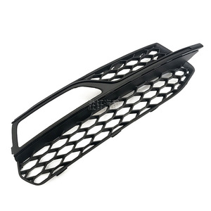 Audi Fog Light Bezels 8V3807681G 8V3807682G Plastic Front Bumper Lower Grille Cover For A3 <b>Sline</b> S3 2014-2017 - Product Image 3