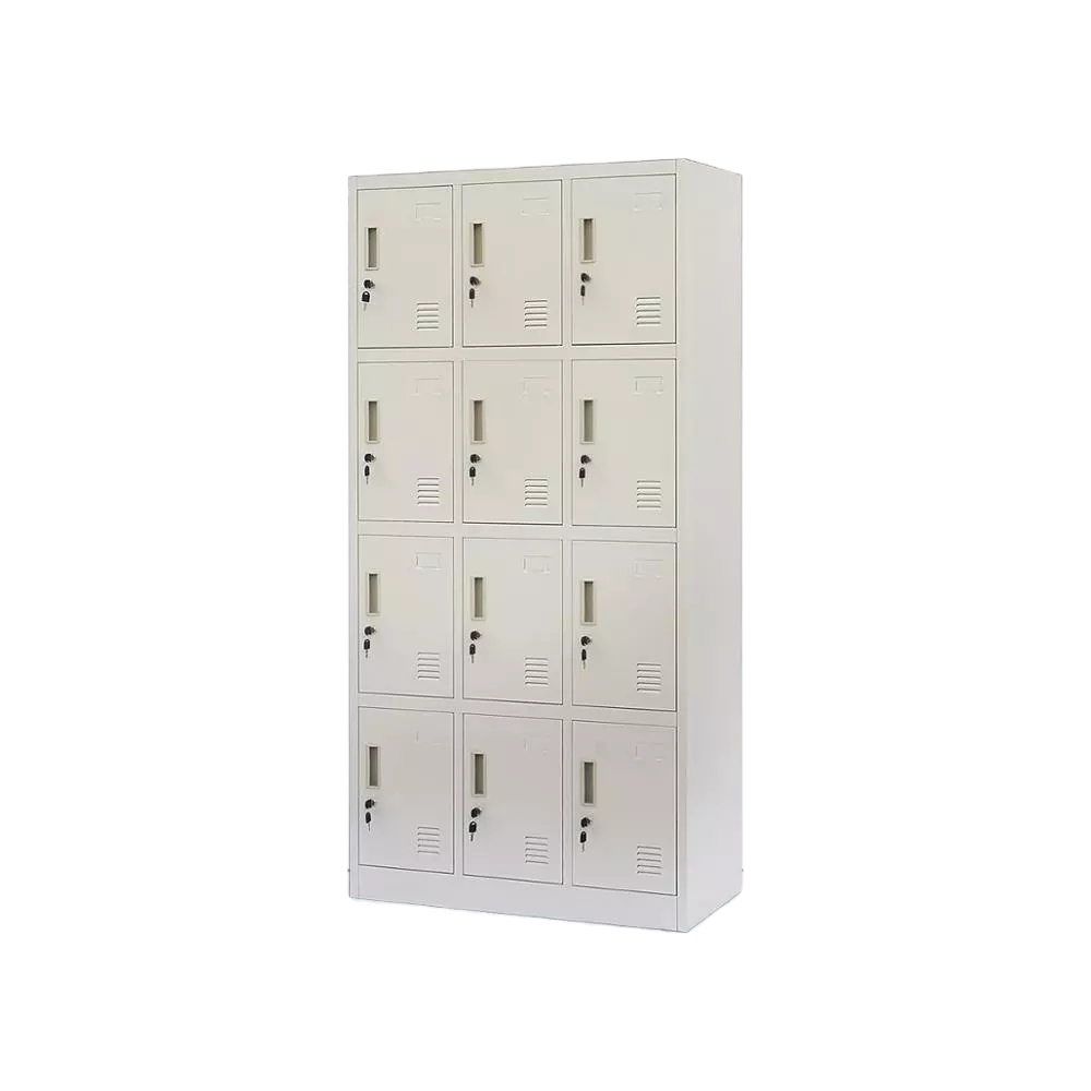 Офисная мебель, стальной шкафчик с 12 дверцами, металлический шкаф для хранения файлов, шкафы для тренажерного зала, фабрики, школы, раздевалки