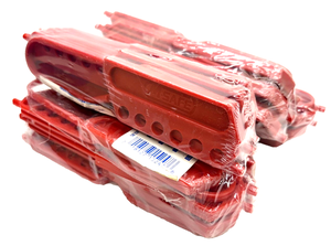 30x पीएलसी ms01 m-सुरक्षित भारी शुल्क नायलॉन लॉक हास्प, 7x2x1 ", लाल - Product Image 2