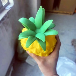 Fruit Shape Squeeze <b>Toy</b> Pineapple Style Hand Press Decompression <b>Toy</b> Soft Stress Relief <b>Toy</b> for Office <b>Desk</b> Home Use - Product Image 5