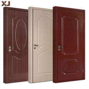 メラミンMDFウッドドア寝室用ホテルルームヴィラインテリア防水プレハングモダンデザイン価格 - Product Image 5