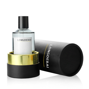 Wholesale Amber Luxury Cylinder Empty <b>Perfume</b> Spray <b>Bottle</b> 30ml 50ml 100ml 250ml Crimp Glass <b>Perfume</b> <b>Bottle</b> with Sticker - Product Image 4
