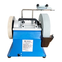 CHANSEN Meuleuse à vitesse variable 250 mm, moteur 180 W, machine à poncer, affûteuse avec compatibilité 120 V/230 V
