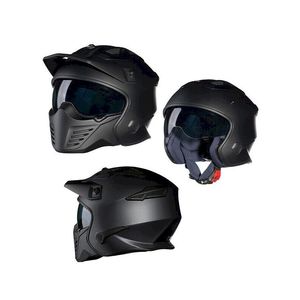 Casco Modulare Jet Bayard Xp-69 S Draco Hybrid Nero Opaco, Casco Moto in Policarbonato - Product Image 1