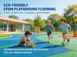 Safety Colorful Granulated Rubber Propylene Diene Monomer Granules Surface 1-3Mm Epdm Flooring Rubber Granules - Product Image 6