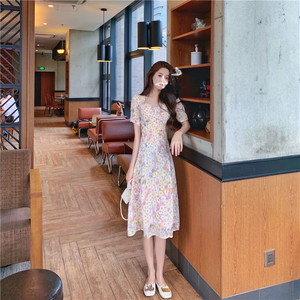 Großhandel Mode druck Strand Maxi kleider Zimm Boho Frau Kleider Formale Elegante Party Casual Blumen kleid - Product Image 5