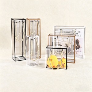 Custom Printed Logo Transparent PET <b>Boxes</b> Plastic Display Gift <b>Boxes</b> <b>for</b> Holiday <b>Presents</b> - Product Image 1