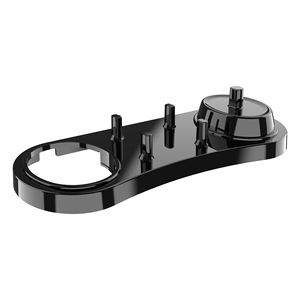 Base de charge et support de rangement pour brosse à dents électrique HyC-J, en PP blanc, avec port sans fil et puissance de sortie de 10W - Product Image 2