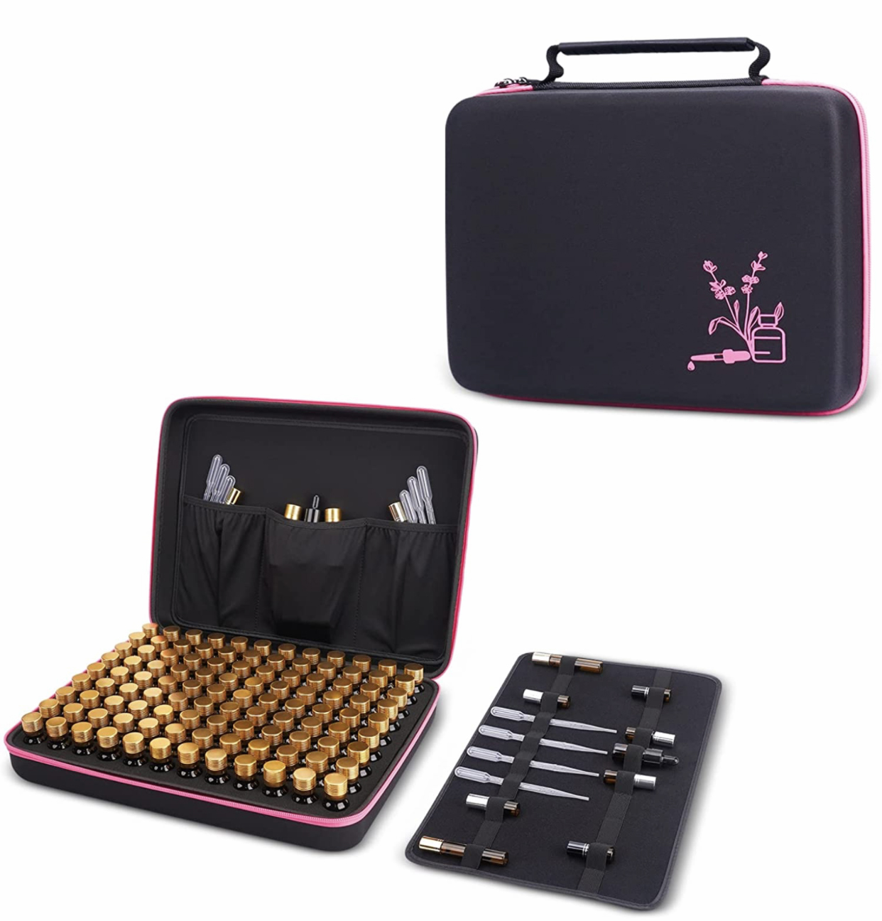 Дорожный ролик для эфирного масла ЭВА, 5 мл, 10 мл, 15 мл, 30 бутылок, 70 бутылок, 102 бутылок, сумка для переноски, чехол-держатель