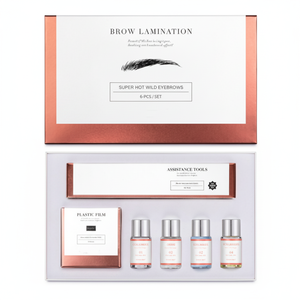 Kit de permanente de cils professionnel stratification des sourcils pour le curling des cils comprenant des ingrédients de Gel crème liquide pour le lifting des sourcils - Product Image 2