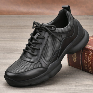Zapatos para Caminar de Malla y Cuero Genuino para Hombre, Suela de Goma, Entresuela de EVA, Casuales de Primavera, Cómodos, Transpirables y Ligeros - Product Image 1