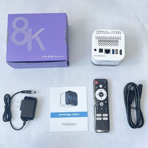 Dispositivo di Streaming <span class=keywords><strong>Android</strong></span> 14 di Alta Gamma OEM ODM 4K H96Max con Modulo Orologio, Controllo Vocale e Telecomando - Product Image 2