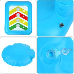 Bouée de piscine gonflable avec 4 sacs d'eau et jeu de Cornhole flottant pour jeu aquatique multijoueur enfant et adulte - Product Image 4