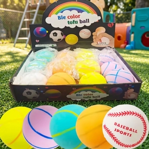 Jouet sensoriel anti-stress en TPR, balle de billard, de baseball, de basketball, de rugby, jouet souple à presser pour enfants autistes - Product Image 3