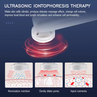 Nuevo Dispositivo de Belleza Multifunción Recargable para Uso Doméstico, Masajeador Facial de Mano con Microcorriente, Vibración, Frío/Calor